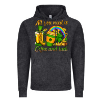 St. Patrick's All You Need Is Coffee And Luck Vintage Hoodie | Teevron