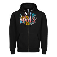 Black nails Zipper Hoodie - BarkalooDesign