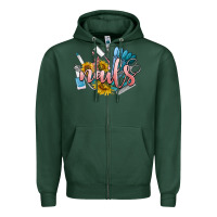 Sports Green nails Zipper Hoodie - BarkalooDesign