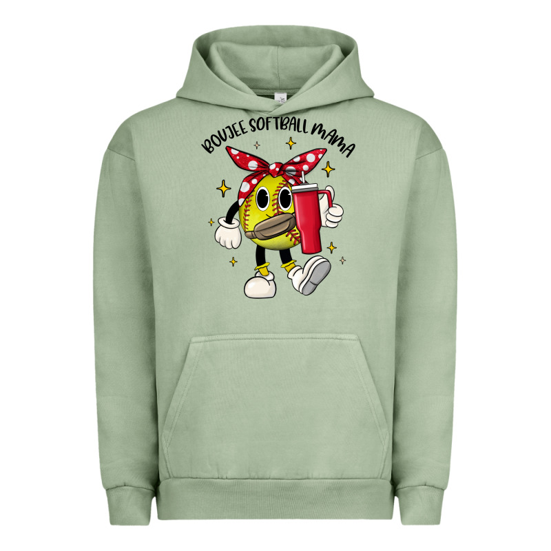 Boujee Softball Mama Urban Hoodie by JahusDesignShop | Teevron