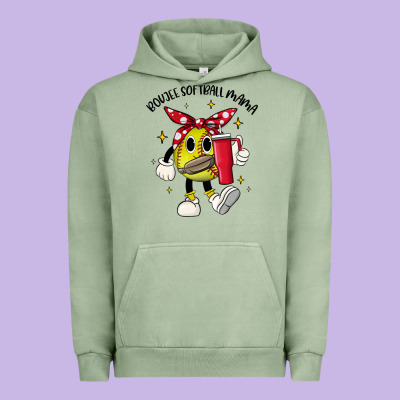 Boujee Softball Mama Urban Hoodie Designed By Jahusdesignshop