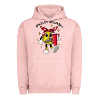 Pigment Salmon boujee softball mama Urban Hoodie - JahusDesignShop