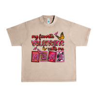 French Oak my favorite valentine calls me mama Urban Heavy Tee - OliviaCreatesArt