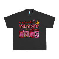Pigment Black my favorite valentine calls me mama Urban Heavy Tee - OliviaCreatesArt