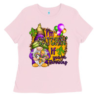 Bubblegum Pink I'm catching if you're throwing Ladies Tee - HowdyJamesFarm
