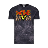 Cloud Black Softball mom Vintage Tee - HowdyJamesFarm