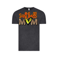 Vintage Black Softball mom Vintage Tee - HowdyJamesFarm
