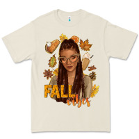 Bone Fall vibes afro woman Premium Tee - NancyCooperArtShop
