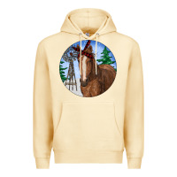 Pina Colada Horse Christmas Premium Hoodie - RanaPortraitStore
