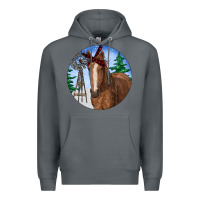 Rock Horse Christmas Premium Hoodie - RanaPortraitStore