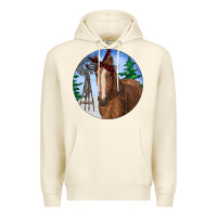 Sandshell Horse Christmas Premium Hoodie - RanaPortraitStore