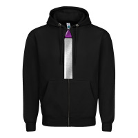 Black manicure file Zipper Hoodie - BarkalooDesign
