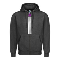 Charcoal Heather manicure file Zipper Hoodie - BarkalooDesign
