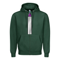 Sports Green manicure file Zipper Hoodie - BarkalooDesign