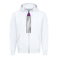 White manicure file Zipper Hoodie - BarkalooDesign