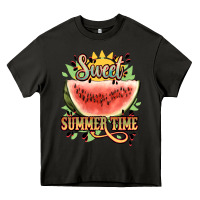 Asphalt sweet summer time watermelon Heavy Core Tee - NancyCooperArtShop