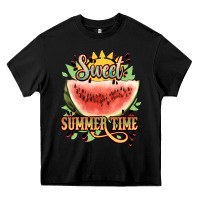 Black sweet summer time watermelon Heavy Core Tee - NancyCooperArtShop