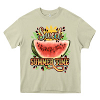 Mossy sweet summer time watermelon Heavy Core Tee - NancyCooperArtShop