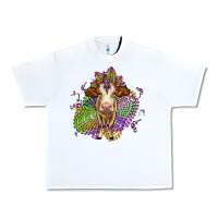 White simmental mardi gras Urban Heavy Tee - OliviaCreatesArt