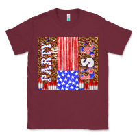 Burgundy party in the usa Classic Tee - TumblerDesignByShophia