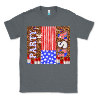 Charcoal Heather party in the usa Classic Tee - TumblerDesignByShophia