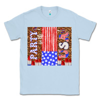 Dusty Blue party in the usa Classic Tee - TumblerDesignByShophia