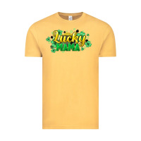 Vintage Mustard Lucky mama mother's day Vintage Tee - HowdyJamesFarm