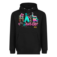 Black hair hustler Heavyweight Hoodie - AdoDesignShop