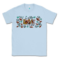 Dusty Blue for the love of the game American football Classic Tee - Jasminsmagicworld