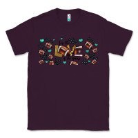 Plum for the love of the game American football Classic Tee - Jasminsmagicworld