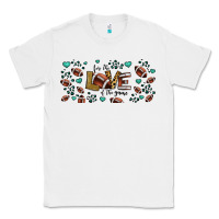White for the love of the game American football Classic Tee - Jasminsmagicworld