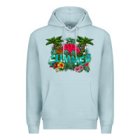 Blue Mist Summer Premium Hoodie - CowhideDigitalArt