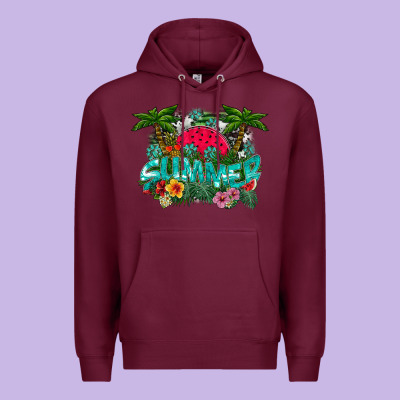 Summer Premium Hoodie Designed By Cowhidedigitalart