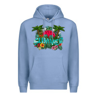 Colony Blue Summer Premium Hoodie - CowhideDigitalArt
