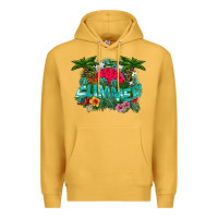 Mustard Summer Premium Hoodie - CowhideDigitalArt