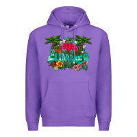Purple Summer Premium Hoodie - CowhideDigitalArt