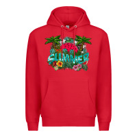 Red Summer Premium Hoodie - CowhideDigitalArt