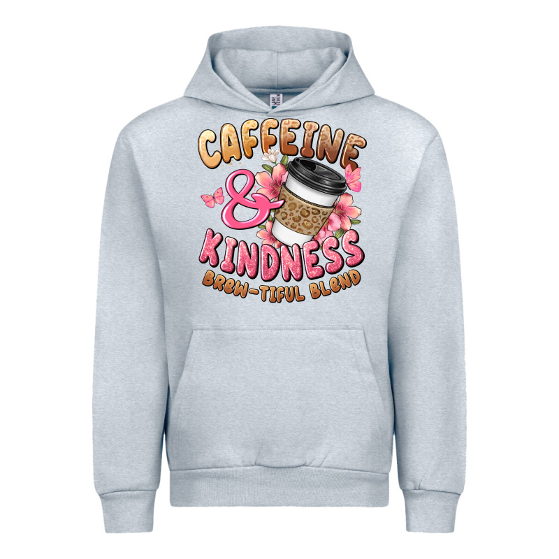Caffeine And Kindness Brewtiful Blend Urban Hoodie by JahusDesignShop | Teevron