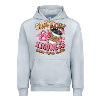 Heather Grey caffeine and kindness brewtiful blend Urban Hoodie - JahusDesignShop