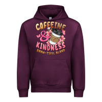 Mauve Wine caffeine and kindness brewtiful blend Urban Hoodie - JahusDesignShop