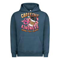 Pigment Midnight Navy caffeine and kindness brewtiful blend Urban Hoodie - JahusDesignShop