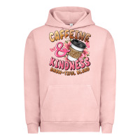Pigment Salmon caffeine and kindness brewtiful blend Urban Hoodie - JahusDesignShop