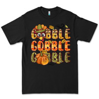 Black Gobble gobble turkey Thanksgiving Premium Tee - NancyCooperArtShop