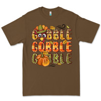 Cacao Gobble gobble turkey Thanksgiving Premium Tee - NancyCooperArtShop