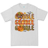 Dove Grey Gobble gobble turkey Thanksgiving Premium Tee - NancyCooperArtShop