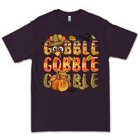 Plum Gobble gobble turkey Thanksgiving Premium Tee - NancyCooperArtShop