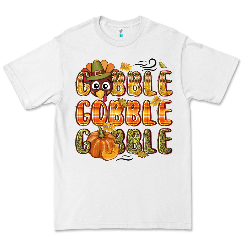 Gobble Gobble Turkey Thanksgiving Premium Tee by NancyCooperArtShop | Teevron