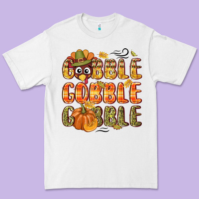 Gobble Gobble Turkey Thanksgiving Premium Tee Designed By Nancycooperartshop