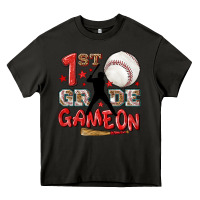 Asphalt back to school 1st baseball game on Heavy Core Tee - NancyCooperArtShop