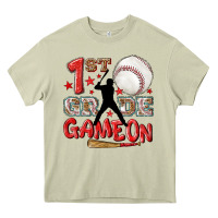 Mossy back to school 1st baseball game on Heavy Core Tee - NancyCooperArtShop